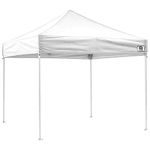 Impact Canopies Easy Pop Up Tent 10x10 Canopy Tent, White