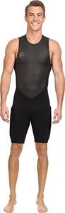 O'Neill Men's O'Riginal 2mm Back Zip Sleeveless Spring Wetsuit, Black, Small
