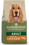 Harringtons Complete Dry Adult Dog Food Chicken & Veg 4kg (Pack of 3) - Made with All Natural Ingredients (Packaging may vary)