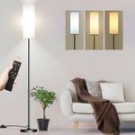 Floor Lamp for Living Room,Modern LED Floor Lamp with Foot Switch & Remote Control and Stepless Dimmable Colors Temperature & Brightness,9W Bulb Included for Living Room,Bedroom, Office