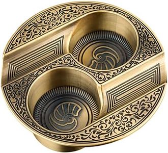 XIFEI Cigar Ashtray， Metal Ashtrays for Patio/Home/Table Modern Ashtrays