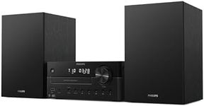 Philips TAM4555M2 Micro Hi-Fi System – 100W, Bass Reflex Speakers, DAB+/FM, CD, USB, Audio-in, Bluetooth 5.4, Auracast, Remote Control, Digital Sound Presets, Eco Packaging