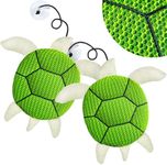 WOMRICH, Hot Tub Scum Absorber, 2 Pack Turtle Scum Absorber for Spa Hot Tub, Reusable Floating Hot Tub Cleaner Sponge Scum Remover, Must Have Accessories for Hot Tub Lovers, Hot Tub Oil Scum Absorbing