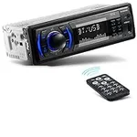BOSS Audio Systems 616UAB Car Stereo - Single Din, Bluetooth, No CD DVD Player, AM/FM Radio Receiver, Wireless Remote Control, MP3, USB, Aux-in,