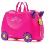 Trunki Children’s Ride-On Suitcase and Kid's Hand Luggage | Ideal 3 Year Old Girl Gift : Trixie (Pink)