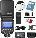 GODOX V860III-N TTL Camera Flash Lighting Kit 2.4G 1/8000s HSS Li-on Battery Flash Speedlite for Nikon Cameras, Fast Recycle Time with Colour Filter Gels + 12 Month Extended Warranty Card