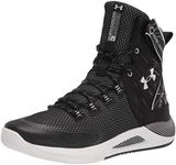 Under Armour Women's HOVR Highlight Ace Volleyball Shoe, Black/White, 10