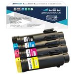 LCL Compatible Toner Cartridge H625 H825 S2825 H625cdw H825cdw S2825cdn 593-BBSB 593-BBSD 593-BBRV 593-BBSE (1 Black 1 Cyan 1 Yellow 1 Magenta) Replacement for Dell H625cdw H825cdw S2825cdn S2825