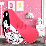 ComfyBean Bag with Beans Filled XXL- Official: Paw Patrol Bean Bags - for Teenagers - Max User Height : 4.5-5 Ft.-Weight : 45-50 Kgs(Model: Paw Patrol-Artwork 6 - Pink)