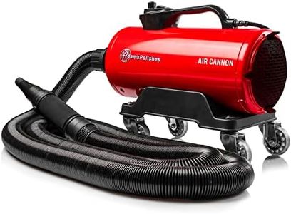 Adam's Air Cannon Car Dryer Blower - Powerful Detailing Wash | Filtered Dryers, Blowers & Blades Safer Than Microfiber Towel Cloth