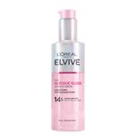 L'Oréal Paris Hair Serum For Dull Lifeless Hair, Elvive Glycolic Gloss Leave-In Treatment With 14% Gloss Complex, Fills Hair Fibres For Smoothness And Heat Damage Protection With Mirror Shine, 150ml