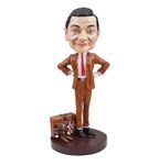 Mr. Bean Bobblehead with Teddy- 19 cms