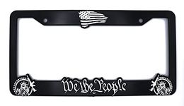 We The People License Plate Frame, Number Plate Cover (Car, Truck and SUV)