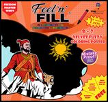 Feel ‘N’ Fill Unique Mistake Proof 3D Velvet Fuzzy Colouring Posters Freedom Fighter with Their Inspirational Stories with DOMS Marker - Value Pack of 10 Individual Pages