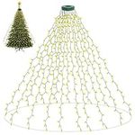 beseloa Christmas Tree Lights, 2Mx16 Strands Fairy Lights 400LED Waterproof Christmas Lights with Memory Timer & 8 Modes Xmas Lights for Indoor Outdoor Party Xmas Tree Decorations (Warm White)