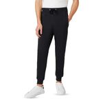 FM London Mens Slim Fit For Sports Jogger, Dark Grey, L UK