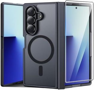FNTCASE for Samsung Galaxy Z Fold 7 Case Magnetic with Hinge Protection