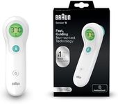 Braun Sensian 5 Forehead non-contact thermometer - Positioning Guidance - Colour-Coded Digital Display - 2 second measurement - Baby and Child Friendly - #1 Brand among doctors(1) - BNT300