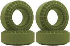 OGRC Silicone Rubber Tire Inserts Foam Fit 1.9 Wheel Tires 1/10 Crawler Accessories (Green)