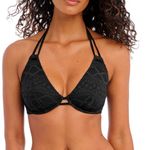 Freya Sundance Halterneck Bikini Top Black Black 32FF