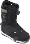 DC Shoes Men's Judge Step On Snowboard Boots - Micro-Adjustable BOA Snowboarding Boot with Insulated Liner & Molded Insole - Black, 12