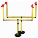 Franklin Sports Youth Football Goal Post Set - Kids Football Easily Adjustable Field Goals - Includes 2 Goal Posts - Perfect for Ages 4+ Backyard Play