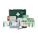 Safety First Aid Group Economy First Aid Kit BS 8599 Compliant, Medium Fully Stocked