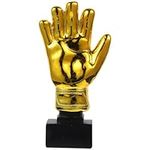 FOMIYES Golden Glove Trophy Gold Trophy Awards Gold Plated Soccer Trophy Resin Soccer Goalkeeper Trophy Party Favor