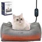 PAWSPIK Heated Cat Bed, Heated Dog 