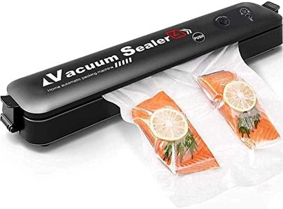 AIDROM MART Vacuum Sealer Machine, Automatic Fresh Food-Sealer, Food-saver, Vacuum Packing Machine For Fruits, Meat And Wine Preservation With Dry & Moist Sealing Modes With LED (Multi-color)