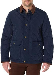 Amazon Essentials Men's Quilted Midweight Jacket, Navy, XX-Large