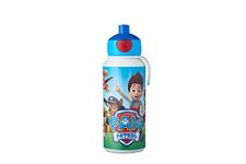 Mepal - Drinking Bottle Pop-Up Campus - Drinking Bottle - Leak Proof Drink Bottle For School - BPA-Free & Dishwasher Safe - 400 ml - Paw Patrol