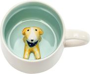 VANUODA Cute Dog Mug,3D Animal Tea Cup,Coffee Mugs, Graduation Valentines Mothers Fathers Day Easter Christmas Gifts for Women Mum Her Wife Grandma Gir Boy Kids Teacher Friend,Birthday Present Idea