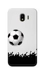 MaroraCases® Football Icon with Fans Crowd Back Cover Case for Samsung Galaxy J4, J400F/DS, J400G/DS Back Cover -(T3) MRR2019