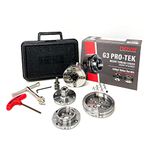 Nova Pro-Tek 48296 G3 Chuck Kit with 3 jaw sets (2" Standard, 4" Bowl Jaws, and 1" Pin Jaws) insert version, with adapter insert (Separate Adapter Insert Purchase Required)