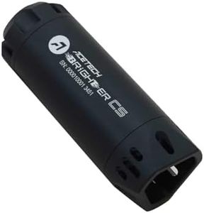 ACETECH Airsoft Pistol/Riffle Tracer Unit Brighter CS 14mm CCW Negative Thread with M14- to M11+ Adaptor Green/Gel BB LED Beam Lighting Effect (Black)