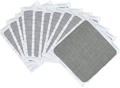 FLYZZZ Window Screen Repair Patches Big, Screen Door Repair Kit，Self-Adhesive Screen Kit Suitable for Repairing Holes&Tears (10Pcs)