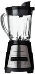 Hamilton Beach 58148 Blender to Puree - Crush Ice and Make Shakes and Smoothies - 40 Oz Glass Jar - 12 Functions - Black and Stainless, 8.66 x 6.5 x 14.69 inches