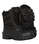 NAT'S R207 Muk-luk Style Snowshoe Boots - Winter Boots with Removable Liners, Black, Men's Size 11