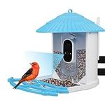 Svbony SC101 Smart Bird Feeder, 1080P with Camera WIFI Record Bird Videos Auto Capture Garden Bird, Detection Smart AI Identify 2.4G WIFI Night Vision Waterproof, Wild Bird Feeding Support Sharing