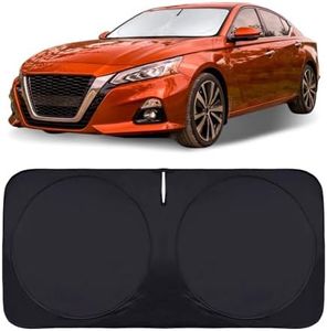 INSAUTO for Altima 2024 Windshield Sun Shade Sunshade for Nissan Altima Sedan 2019-2022 2023 Windshield Cover Front Window Sun Shield Foldable Sun Visor Protector UV Heat Protection Car Accessories