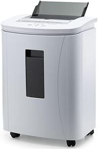 iOCHOW 150 Hojas Trituradora de Papel Automática: P-4 Nivel Microcorte de Trituradora, 30 Minutos Comercial Silenciosa Destructora de Papel, Gran Capacidad con Papelera Extraíble de 25L