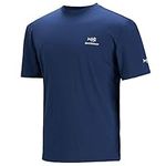 Bassdash Men’s UPF 50+ Sun Protection Fishing Shirt Short Sleeve UV T-Shirt