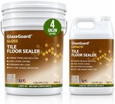 CoverTec GlazeGuard Gloss Floor Sealer Wall Sealer for Ceramic, Porcelain, Stone Tile Surfaces (Prof Grade - 2 Part Kit A+B = 4 Gal)