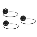 Football Accessories Wall Mounted Ball Storage Rack: 3pcs Basketball Soccer Wall Holders Wall Football Display Racks for Basketball Volleyball Rugby Soccer Basketball Accessories