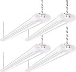 4 Pack 4FT LED Shop Light Linkable,