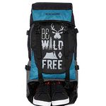 FUR JADEN 55 LTR Rucksack Travel Backpack Bag for Trekking, Hiking with Shoe Compartment, Multicolor