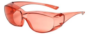 Calabria 6000 FL41 Pink Fitover Safety Glasses Migraine&Light Sensitivity Relief