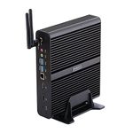 HUNSN 4K Fanless Mini PC, Desktop Computer, Server, Intel Core 11th Gen I7 1165G7, BM14, WiFi, BT, DP, HDMI, LAN, Barebone, NO RAM, NO Storage, NO System