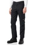 Dickies, Men's, ACTION FLEX TROUSER, BLACK, 32W / 32L